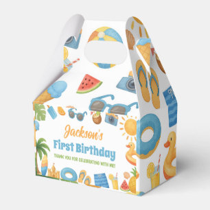 One In The Sun Birthday Summer Party Favour Box