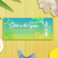 One in the Sun - Boy 1st Birthday Ticket