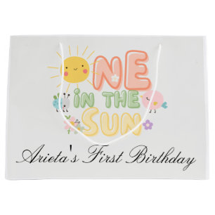 one in the  Sun First Birthday  Large Gift Bag