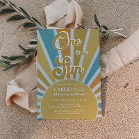 One In The Sun Muted Rainbow 1st Birthday