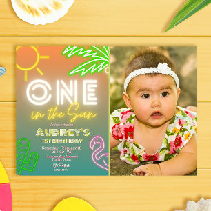 One in the Sun with Photo Invitation