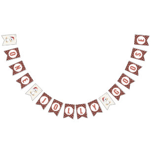 One Jolly Goose December First Birthday Bunting