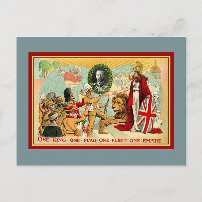 One king, one flag, one fleet, one empire postcard (Front)