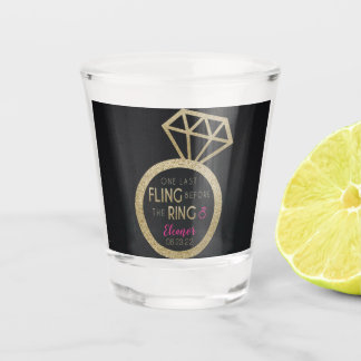 One Last Fling Before the Ring, Bachelorette Party Shot Glass