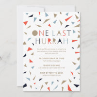 One Last Hurrah Going Away Party Invitation