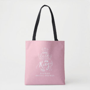 ONE LAST THING BEFORE THE RING TOTE BAG