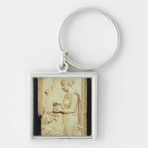 One leaf of the Symmachi Diptych Key Ring
