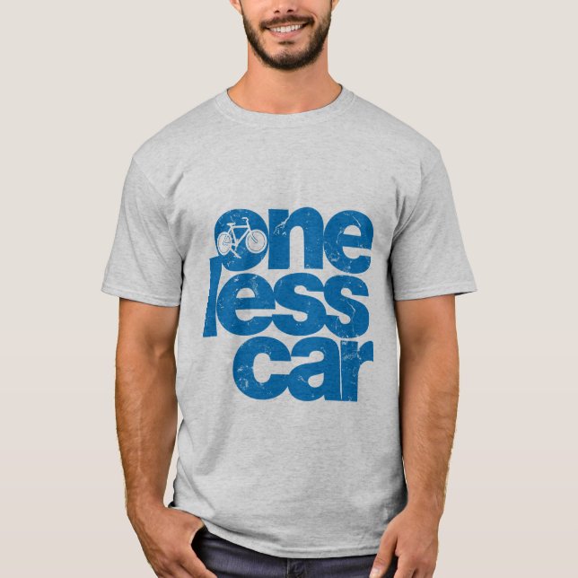One Less Car T-Shirt (Front)