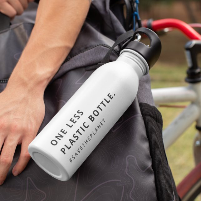 One Less Plastic | Save The Planet Eco Modern 710 Ml Water Bottle (Creator Uploaded)