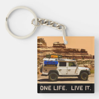 ONE LIFE.  LIVE IT. KEY RING