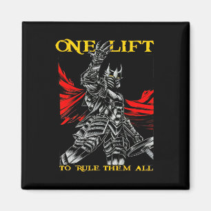 One Lift To Rule Them All Bodybuilding Gym Workout Magnet
