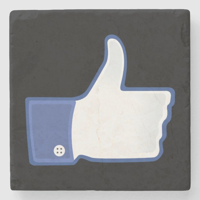 One Like, Black Stone Coaster (Front)