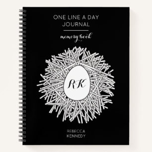 One Line a Day Journal Memory Daily Reflections
