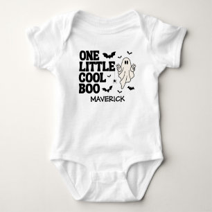 One Little Cool Boo Halloween  Baby Bodysuit