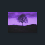 One Lone Tree Pop Art Purple Landscape Canvas Print<br><div class="desc">One Lone Tree Pop Art Purple Nature Landscape Canvas</div>