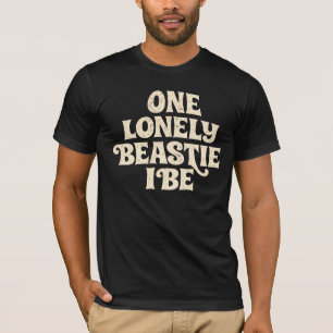 One Lonely Beastie I Be Vintage Retro Groovy T-Shirt