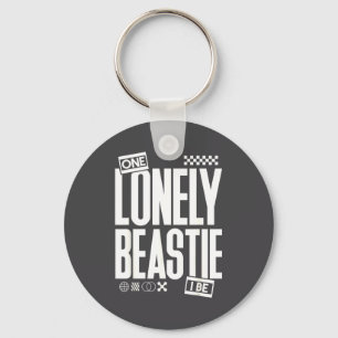 One Lonely Ie I Be Funny Quote Sarcastic Retro Hum Key Ring