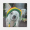 One Love Chinese Crested Rasta Dog Magnet