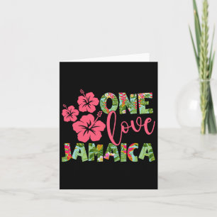 One Love Jamaica 2025 Caribbean Vacation Theme Fam Card