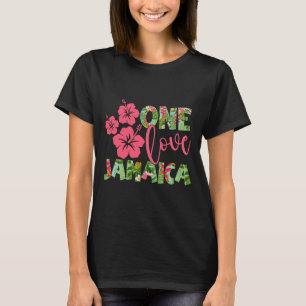 One Love Jamaica 2025 Caribbean Vacation Theme Fam T-Shirt