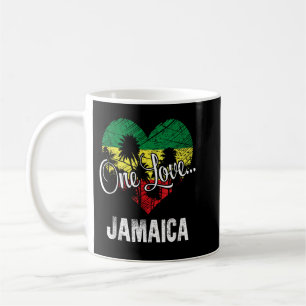 One Love Jamaica Caribbean Vacation  Coffee Mug