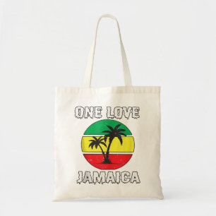 One Love Jamaica Tee Gift Men Women Kids Vacation Tote Bag