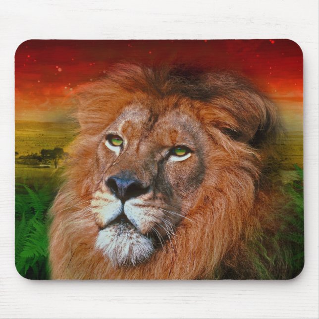 One Love Lion II - Mouse Pad (Front)