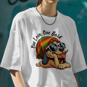 One Love One Bark Funny Dog  T-Shirt