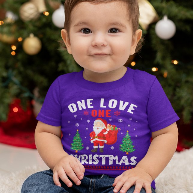 One Love One Christmas Santa T-Shirt (Creator Uploaded)