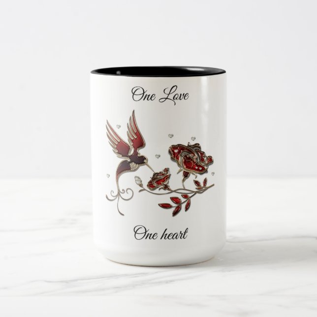 One love, One heart- Coffee mug (Center)
