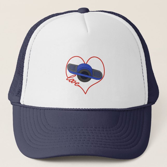 One Love One Wheel Trucker Hat (Front)