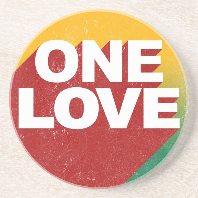 One Love Poster Coaster (Front)
