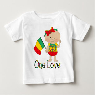 One Love Rasta Baby 2 Baby T-Shirt