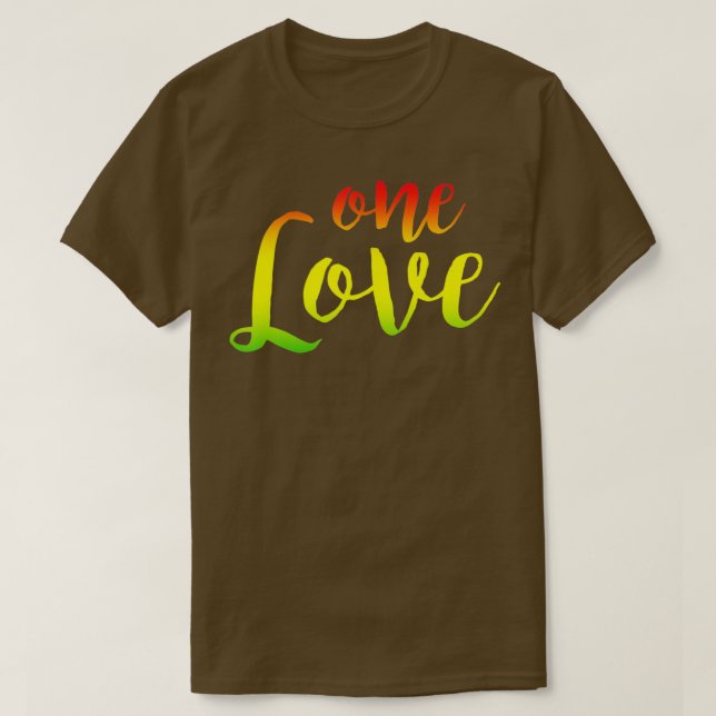 One Love Rasta Reggae Roots Clothing   No War  T-Shirt (Design Front)