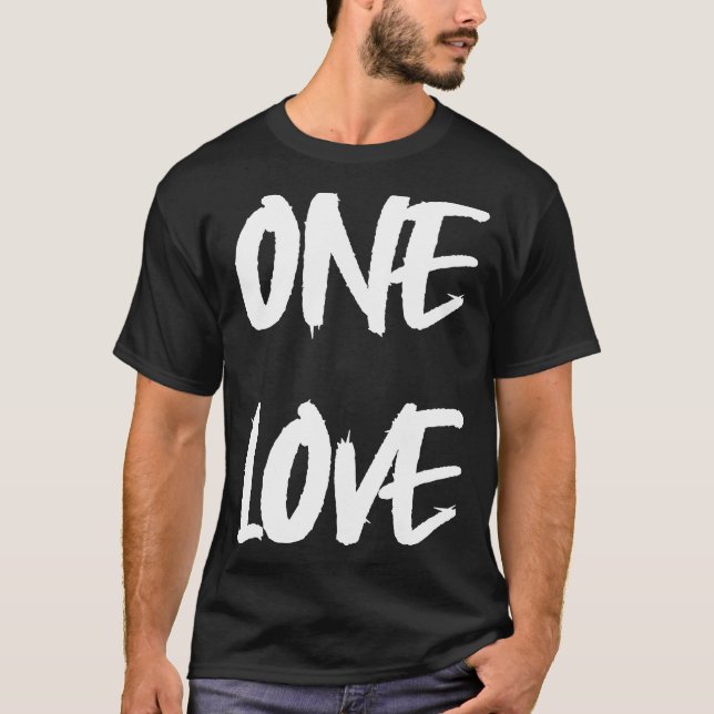 One Love Rasta Saying T-Shirt (Front)