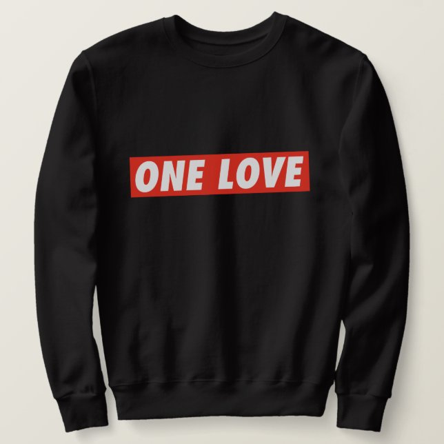 One Love Rastafari Rasta Reggae Sweater (Design Front)
