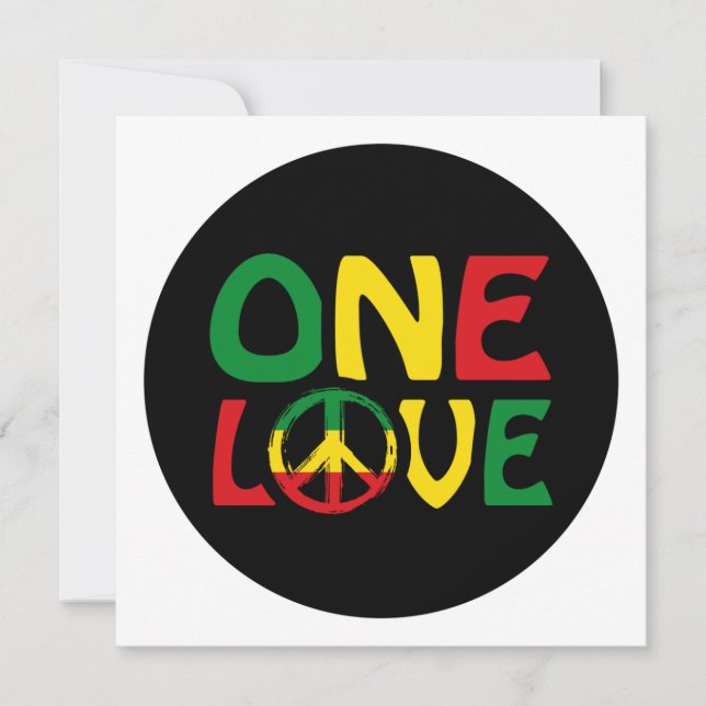 One Love, Reggae design (Front)