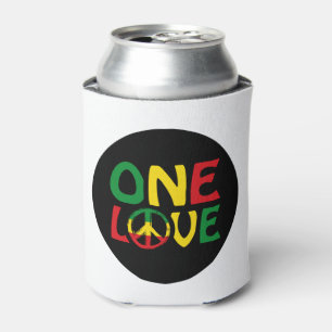 One Love, Reggae design Can Cooler