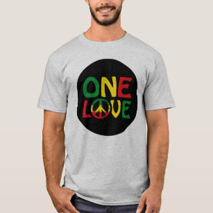 One Love, Reggae design T-Shirt