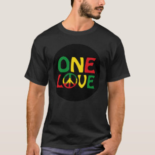 One Love, Reggae design T-Shirt