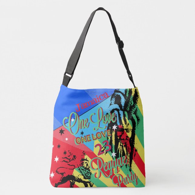 One Love Reggae Party Tote Bags (Back)