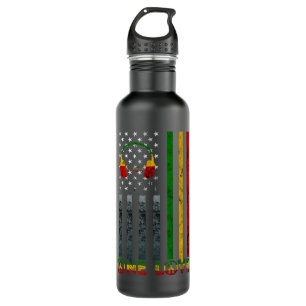One Love USA American Flag Rasta Reggae Reggae Mus 710 Ml Water Bottle