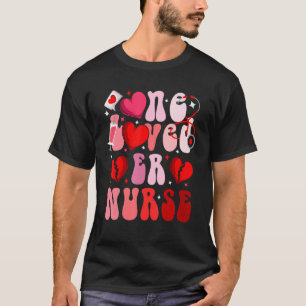 One Loved ER Nurse Hearts Valentine's Nurse Emerge T-Shirt