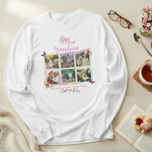 One Loved Grandma Photo Collage Personalised T-Shirt