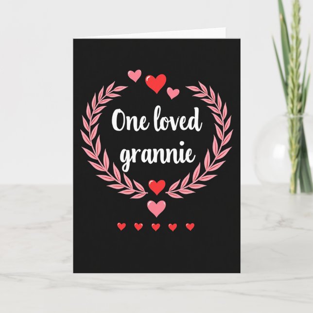 One Loved Grannie Special Card (Front)