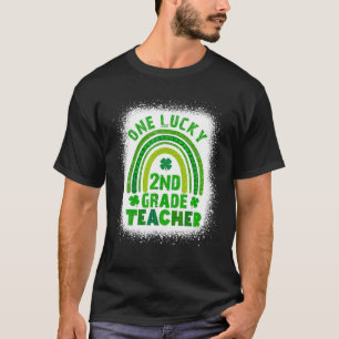 One Lucky 2Nd Grade Teacher St Patricks Day T-Shirt