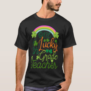 One Lucky 7th Grade Teacher St Patricku2019s Day A T-Shirt