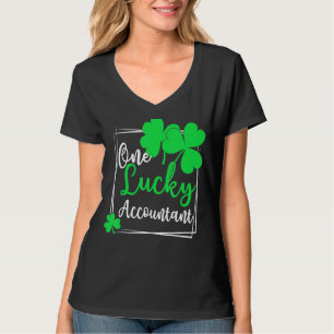 One Lucky Accountant Tee  Accountant St Patrick's 