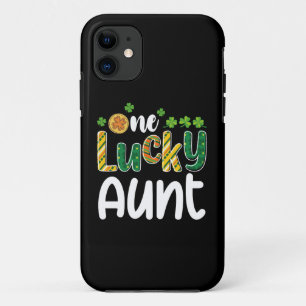 One Lucky Aunt Matching Family St Patrick's Day Case-Mate iPhone Case