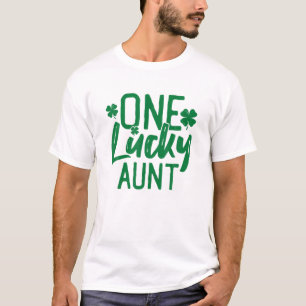 One Lucky Aunt St. Patrick's Day Matching Pyjamas T-Shirt